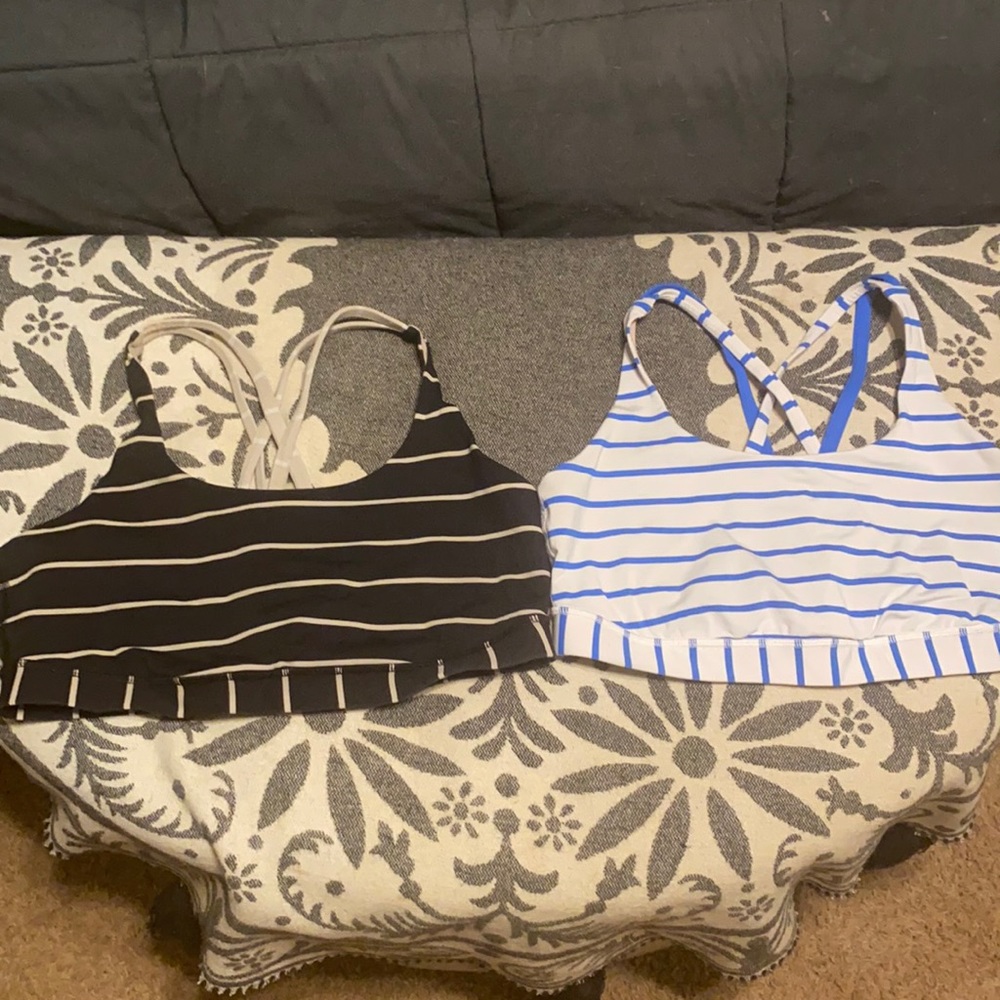 2 Energy bras striped